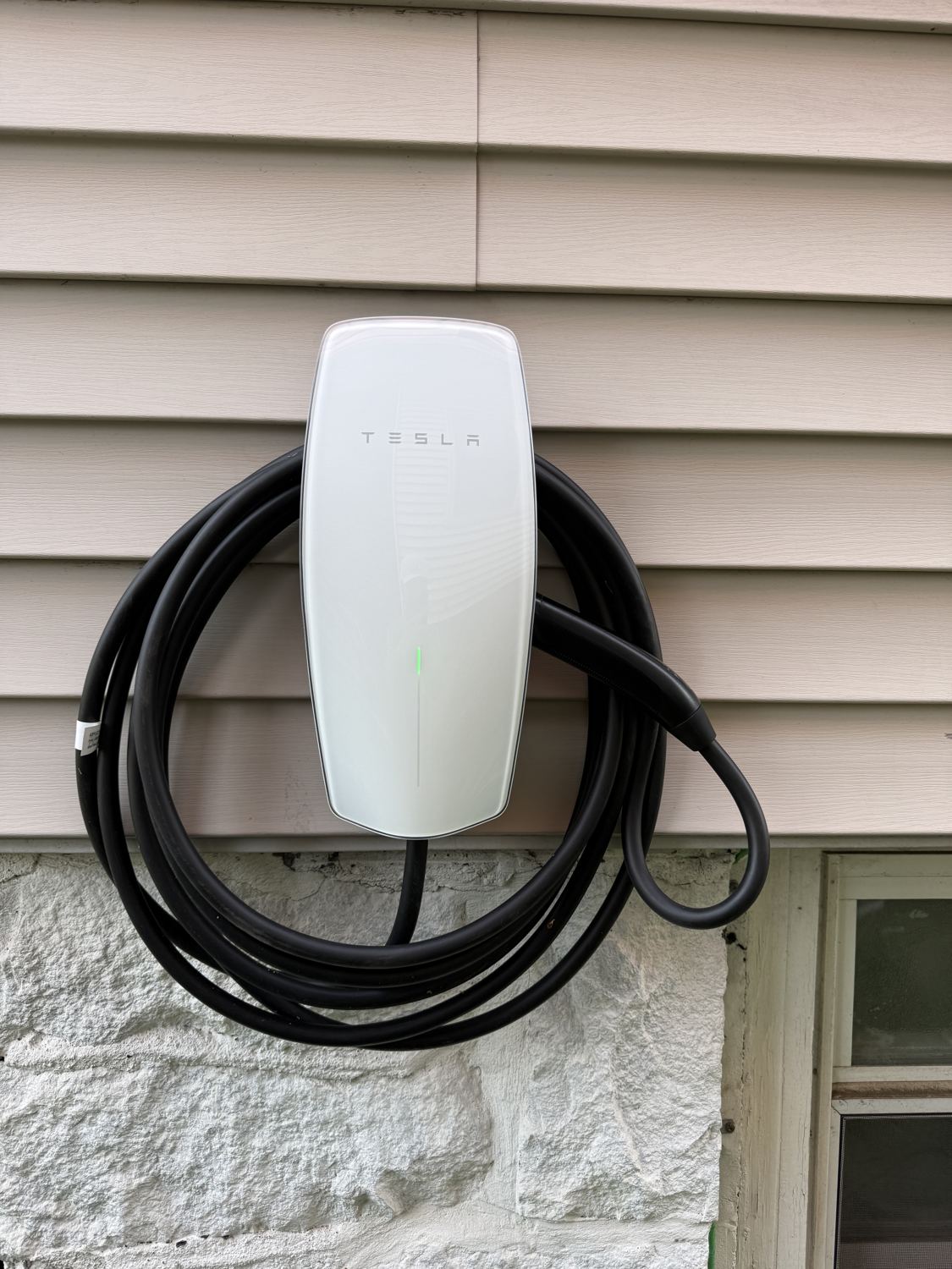 After: Tesla Wall Connector installed by Fuse Electric in Fort Lee, NJ